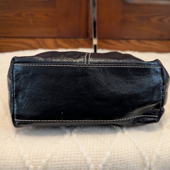 Coach Blue Patent Leather mini bag - Picture 6 of 11